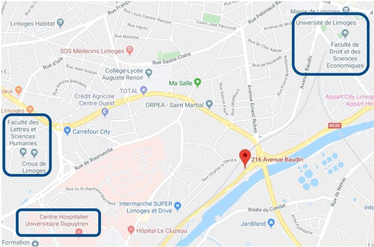 Studio 3 - Cinema Sport Parking - Dabnb Λιμόζ Εξωτερικό φωτογραφία